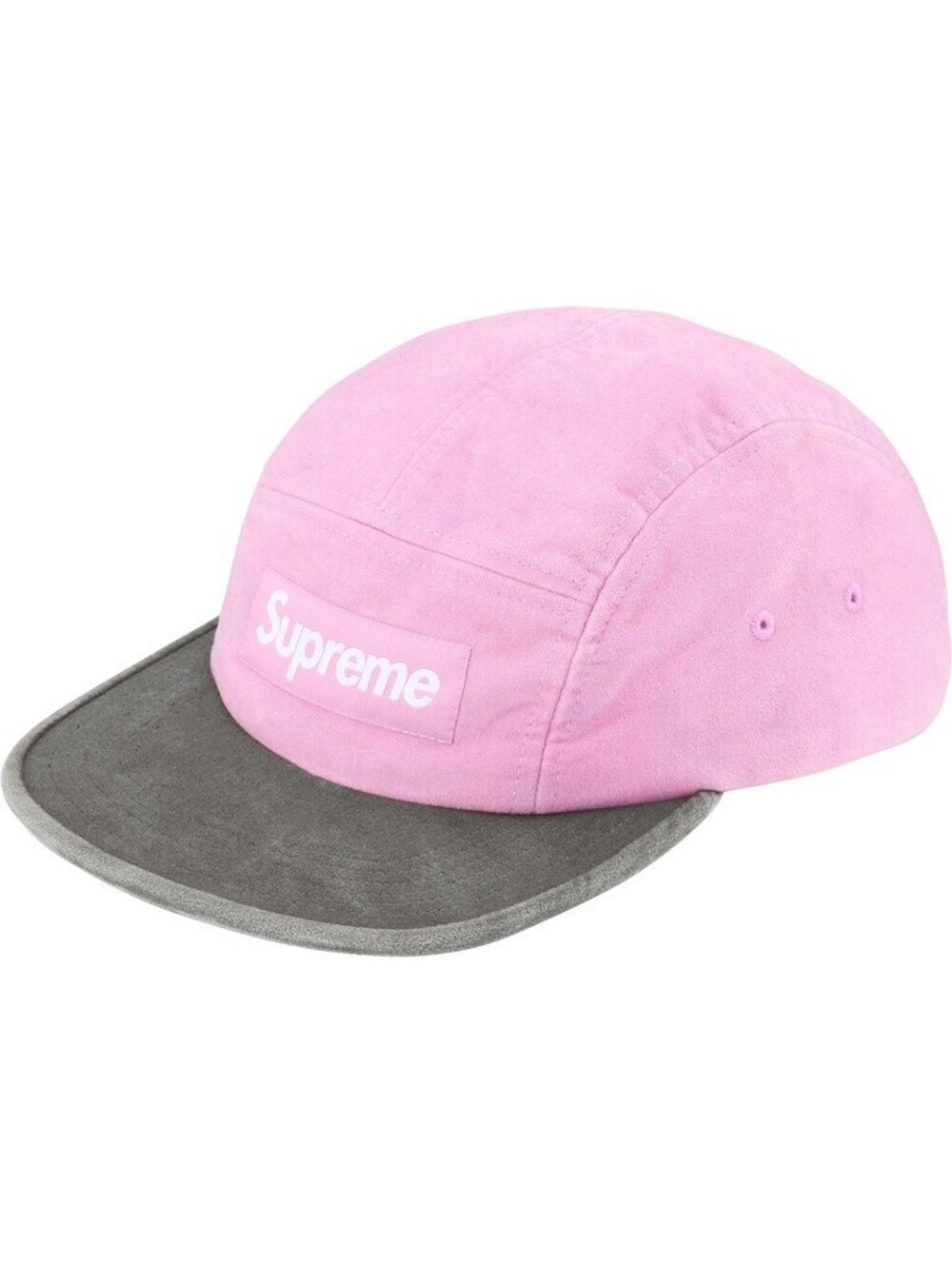 NEW Supreme 2-Tone Moleskin Camp Cap Pink Hat Box Logo Bogo Adjustable FW25